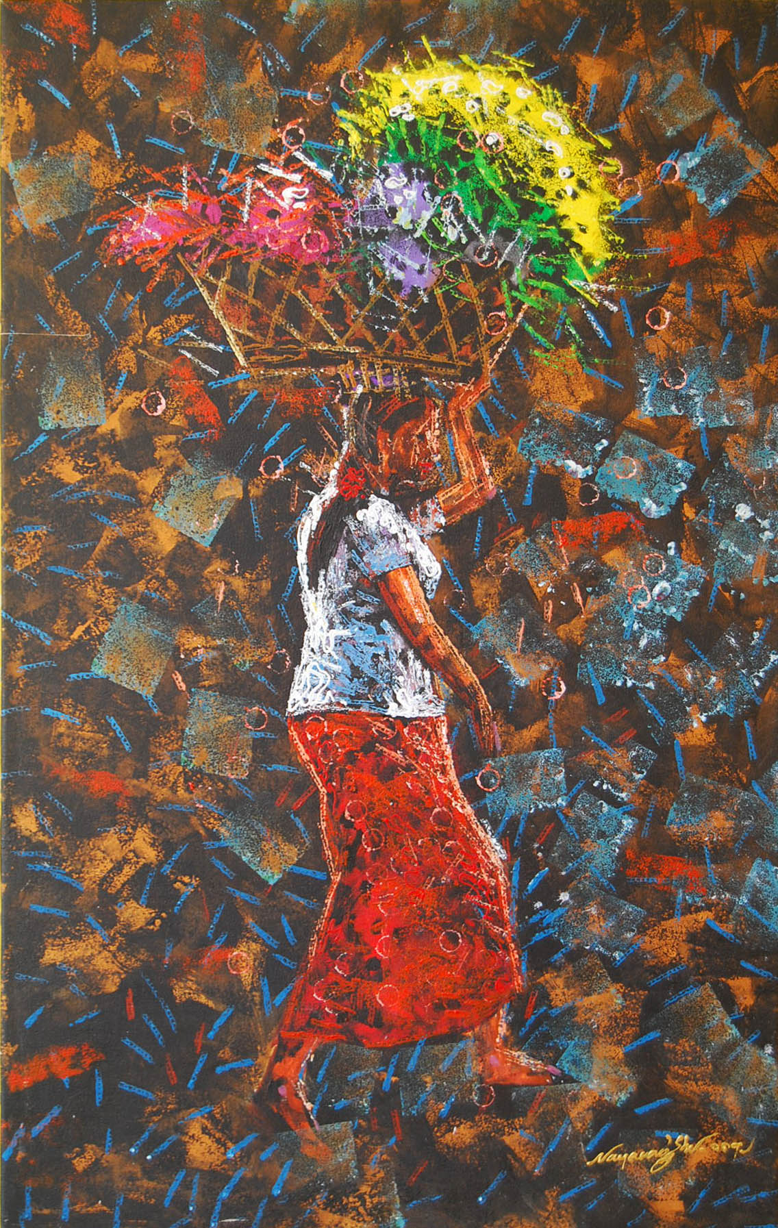 nayaungshuflowervender21x33acrylic.jpg
